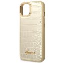 GUESS IPHONE 14 PLUS CROCO COLLECTION GUHCP14MHGCRHD ZŁOTY/GOLD