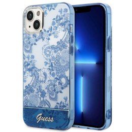 GUESS IPHONE 14 PLUS PORCELAIN COLLECTION GUHCP14MHGPLHB NIEBIESKI/BLUE