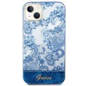 GUESS IPHONE 14 PLUS PORCELAIN COLLECTION GUHCP14MHGPLHB NIEBIESKI/BLUE