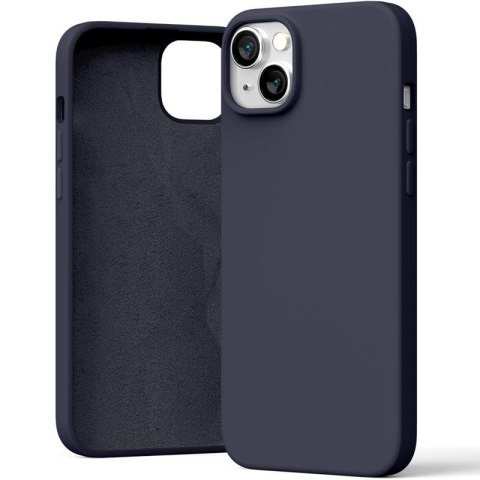 MERCURY SILICONE CASE IPHONE 15 PLUS (6.7), NAVY / GRANATOWY