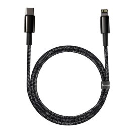 KABEL BASEUS TUNGSTEN GOLD USB-C/ LIGHTNING 20W 1M BLACK