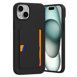 Mercury Rail 2 Card Case Iphone 15 Plus BLACK / CZARNY