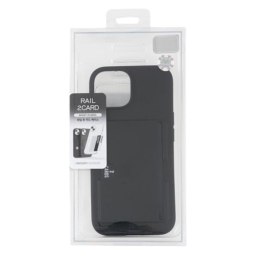 Mercury Rail 2 Card Case Iphone 15 Plus BLACK / CZARNY