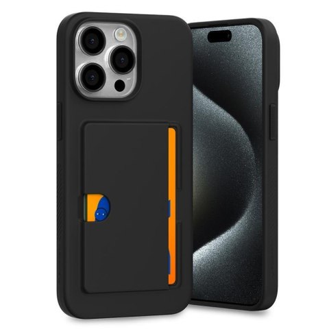 Mercury Rail 2 Card Case Iphone 15 Pro Max , BLACK / CZARNY