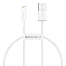 KABEL BASEUS SUPERIOR USB/LIGHTNING 2.4A 0.25M BIAŁY/WHITE