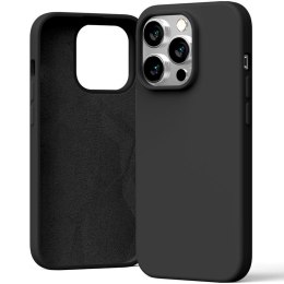 MERCURY SILICONE CASE IPHONE 15 PRO (6.1), BLACK / CZARNY