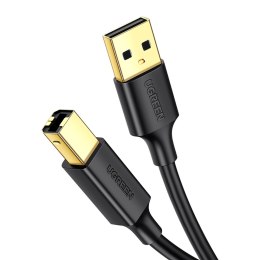 Ugreen kabel USB Typ B do drukarki męski USB 2.0męski 480 Mbps 1 m czarny