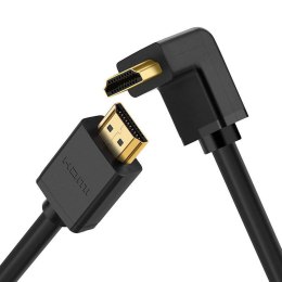 Ugreen kątowy kabel HDMI 90° 2m czarny HD103