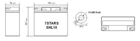 AKUMULATOR 12V/18AH-7STARS