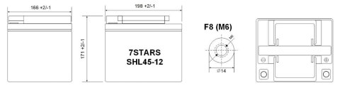 AKUMULATOR 12V/45AH-7STARS