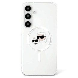 KARL LAGERFELD SAMSUNG S25 CHOUPETTE& KARL HEADS KLHMS25SHLSKCHWHITE