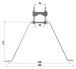 OBEJMA MUROWA OMP-60L22