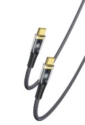 Yesido Kabel CA103 PD 100W Type-C/Type-C 1.2m PVC 5A, BLACK / CZARNY