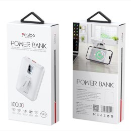 Yesido Powerbank YP45 10 000 mAh 22.5W + PD20W + 15W MagSafe, LED, WHITE/BIAŁY