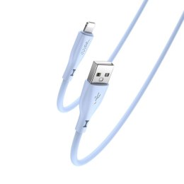 Yesido Silikonowy Kabel CA119 12W USB-Lightning 1m 2.4A, BLUE / NIEBIESKI