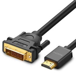 Ugreen kabel HD106 DVI 24+1 pin HDMI FHD 60Hz 1.5m - czarny