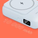 POWERBANK indukcyjny Kruger&Matz 10000 mAh magnetyczny z kablem czarny