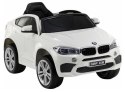 Auto na Akumulator BMW X6 SUV Światła LED MP3 Samchód Pojazd Biały