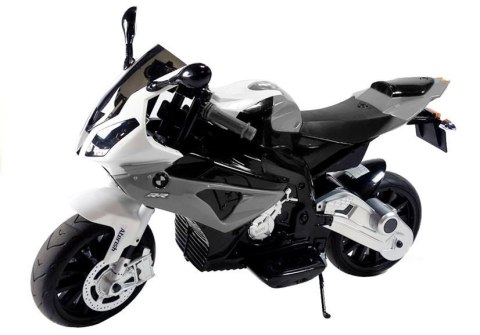 Motor Na Akumulator BMW S1000RR Dla Dzieci Srebrny Trójkołowy