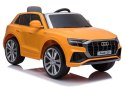 Auto na Akumulator Audi Q8 JJ2066 Pilot Światło LED MP3 Żółty Lakier