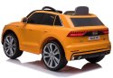 Auto na Akumulator Audi Q8 JJ2066 Pilot Światło LED MP3 Żółty Lakier