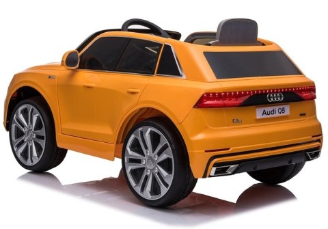 Auto na Akumulator Audi Q8 JJ2066 Pilot Światło LED MP3 Żółty Lakier