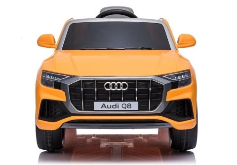 Auto na Akumulator Audi Q8 JJ2066 Pilot Światło LED MP3 Żółty Lakier