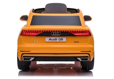 Auto na Akumulator Audi Q8 JJ2066 Pilot Światło LED MP3 Żółty Lakier