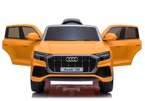 Auto na Akumulator Audi Q8 JJ2066 Pilot Światło LED MP3 Żółty Lakier