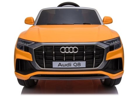 Auto na Akumulator Audi Q8 JJ2066 Pilot Światło LED MP3 Żółty Lakier