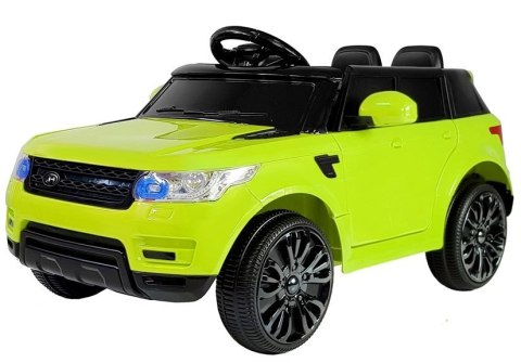 Auto Na Akumulator HL1638 Dla Dzieci Pilot MP3 Światło LED Zielony