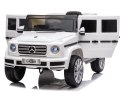 Samochód na akumulator Mercedes G500 Światla LED MP3 Pilot biały