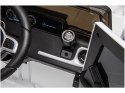 Samochód na akumulator Mercedes G500 Światla LED MP3 Pilot biały