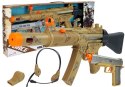 Zestaw Wojskowy Militarny Broń Karabin Pistolet Słuchawki Gwizdek Światła
