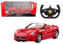 Auto Ferrari California Samochód Zdalnie Sterowany RC Czerwony 1:24