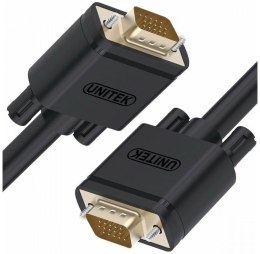 Kabel VGA Unitek Y-C511G Premium VGA HD15 M/M 1m