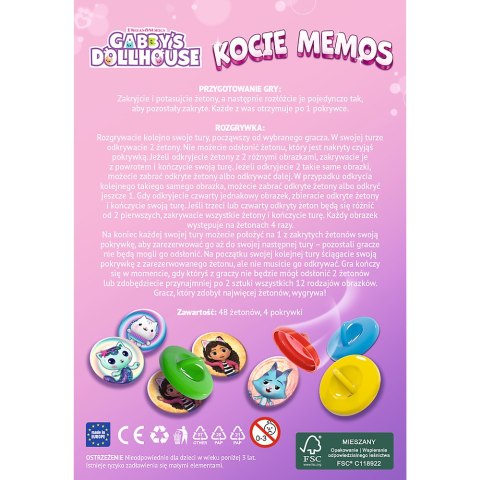 Gra podróżna Kocie memos Koci Domek Gabi Trefl 02688