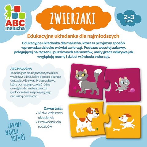 Gra edukacyjna dla dzieci Zwierzaki ABC Malucha Trefl 01940