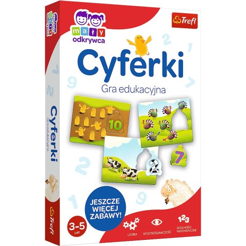 Gra dla dzieci Cyferki Mały Odkrywca Trefl 01946