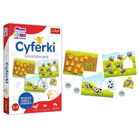 Gra dla dzieci Cyferki Mały Odkrywca Trefl 01946