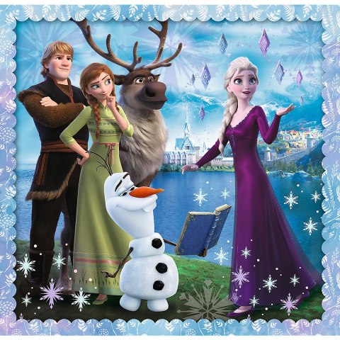Puzzle - 3w1 (20, 36, 50) - Kraina Lodu II - Magiczna opowieść - Trefl 34853