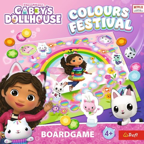 Gra rodzinna Colours Festival Koci Domek Gabi Trefl 02594