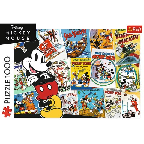 Puzzle - 1000 - W świecie Mikiego - Myszka Miki - Trefl 10741