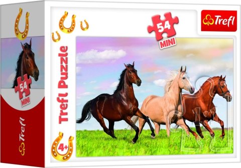 Puzzle "54 mini" - Świat koni / Trefl 54193