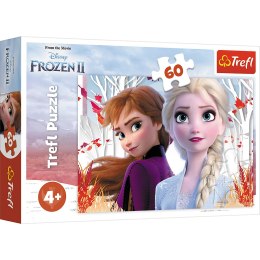 Puzzle - 60 - Zaczarowany świat Anny i Elsy - Kraina Lodu II - Trefl 17333