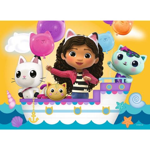 Puzzle - 20 miniMaxi - Kolorowy dzień Gabi - Koci Domek Gabi - Trefl 56041