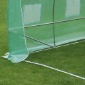 Tunel Ogrodowy Foliowy Szklarnia Na Warzywa Okna Zielony UV 6x3x2M 18M²