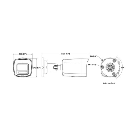 KAMERA IP DS-2CD1047G2H-LIUF/SL(2.8MM)PL ColorVu - 3.7 Mpx Hikvision