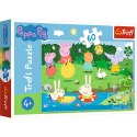 Puzzle - 60 - Wakacyjna zabawa - Świnka Peppa - Trefl 17326
