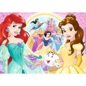Puzzle - 100 Glitter - Wspomnienia Belli i Arielki - Disney Princess - Trefl 14819